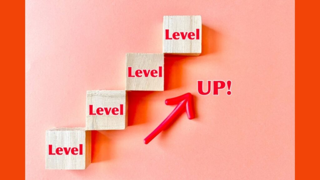 Level up!と書かれた画像