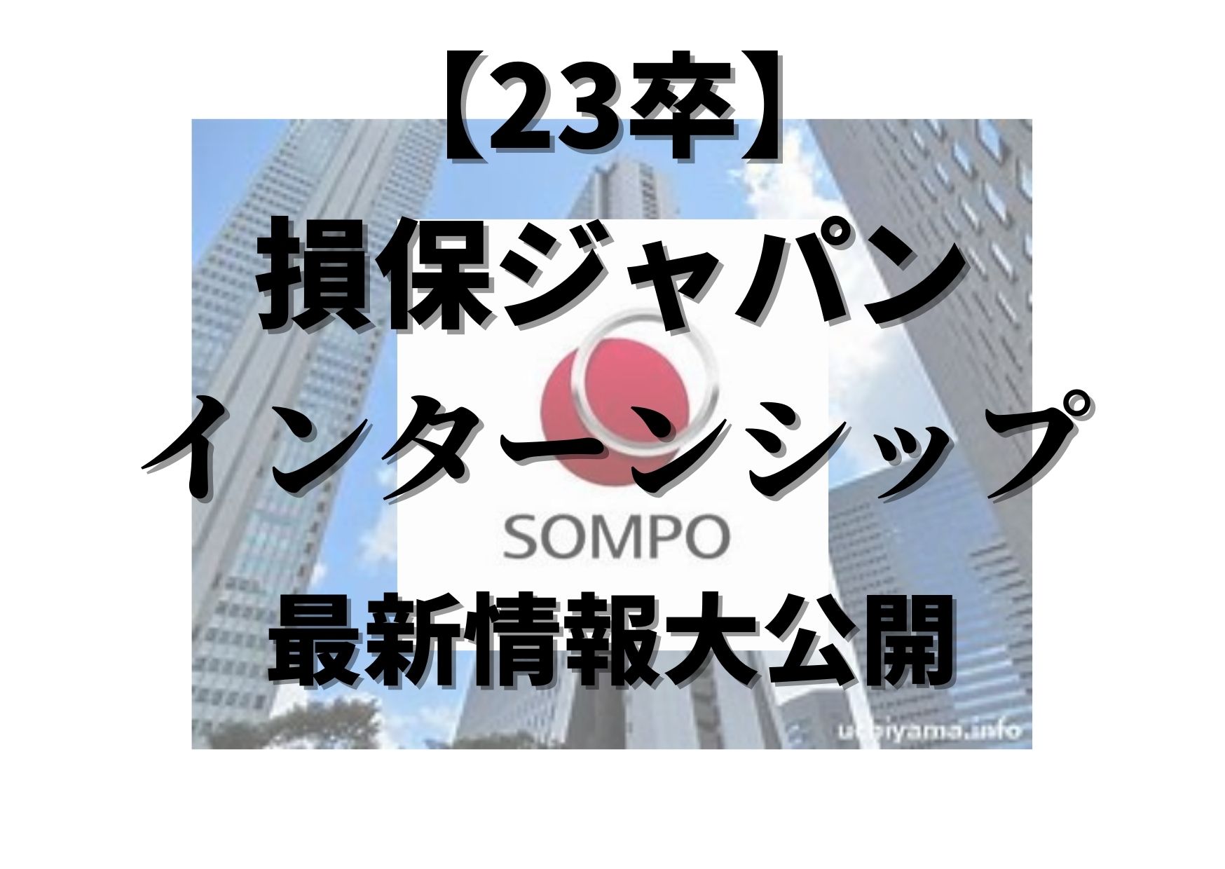 23卒 損保ジャパンインターンシップ最新情報公開 選考のポイントや体験談などもご紹介